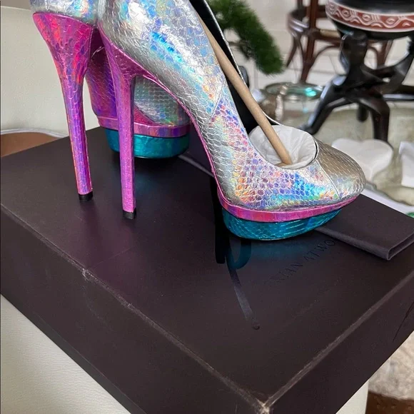 Brian Atwood Fontanne platform a ray of rainbow sunshine Fontanne size 6m - Picture 4 of 14
